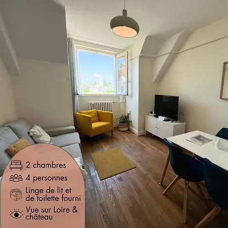 Le Wilson - Vue Imprenable Sur La Loire Et Le Chateau De Blois Exterior foto